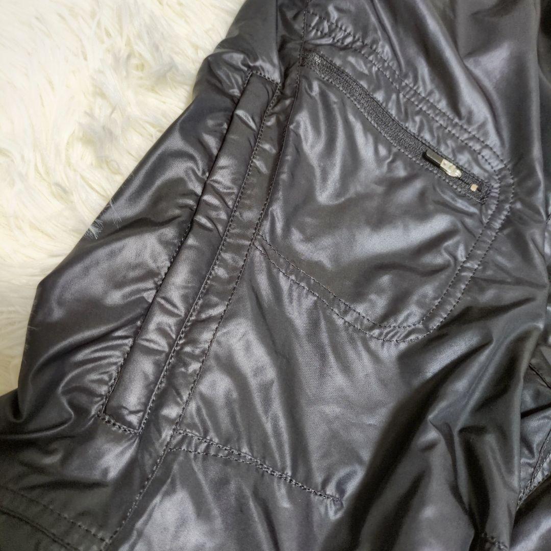 パーリーゲイツ ゴルフパンツ 防寒　ドローコード付き　防寒　ロゴ 　ブラック