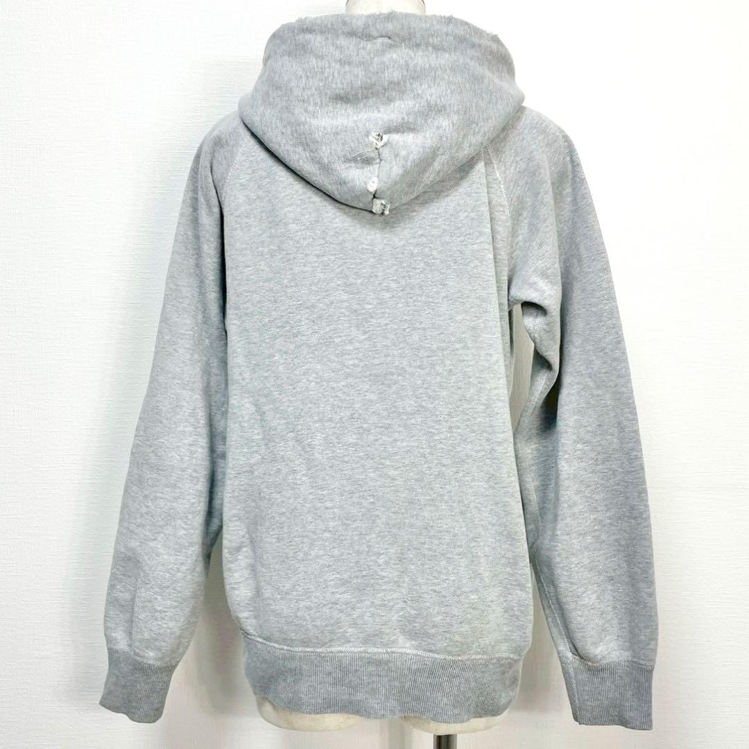 y2k❤️00s HYSTERIC GLAMOUR ロゴダメージ加工ジップパーカー