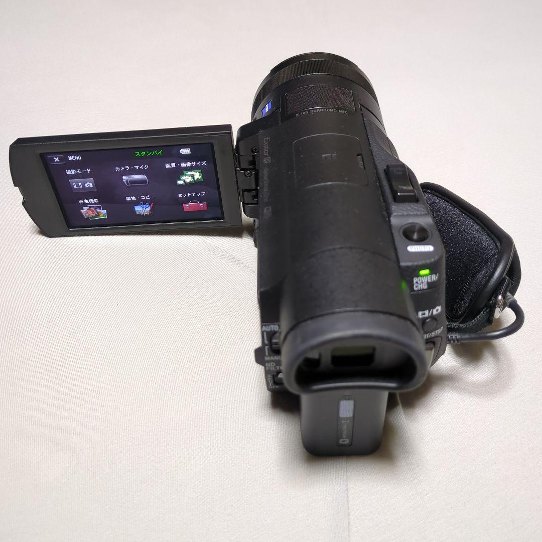 FDR-AX100 SONY 4K ハンディカム ZEISSレンズ