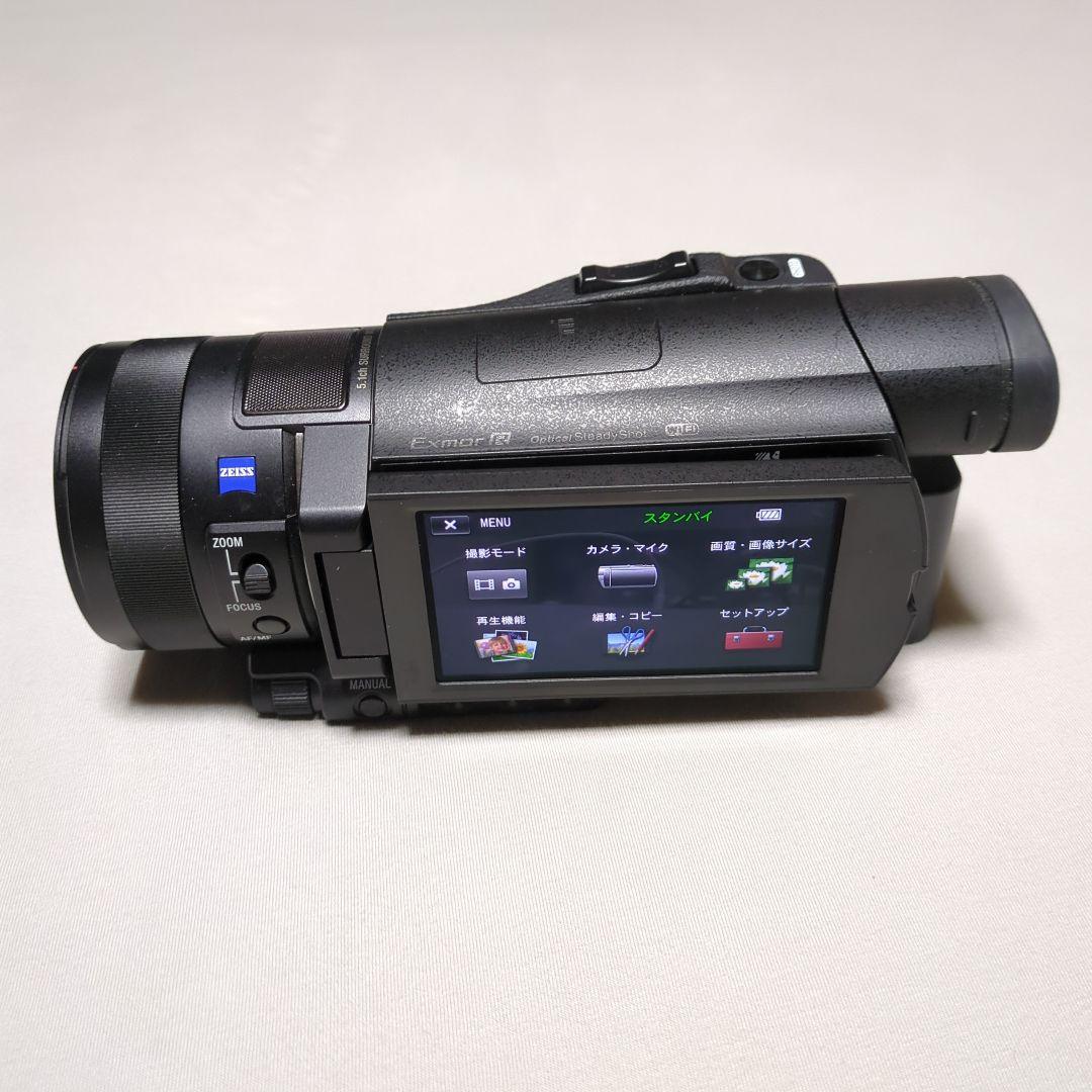 FDR-AX100 SONY 4K ハンディカム ZEISSレンズ