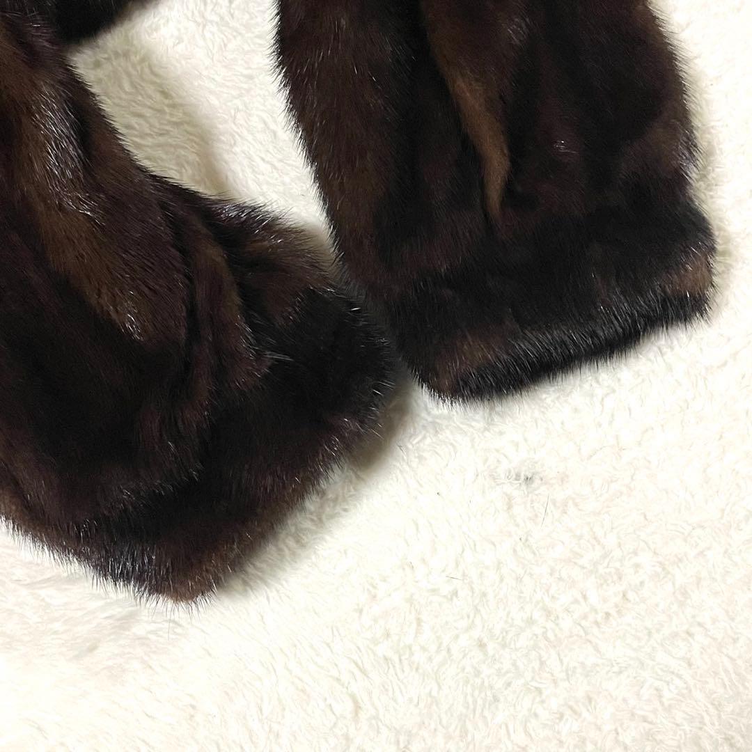 【美品】サンマルコ ミンク 本毛皮 コート 衣装ケース付き サイズL相当