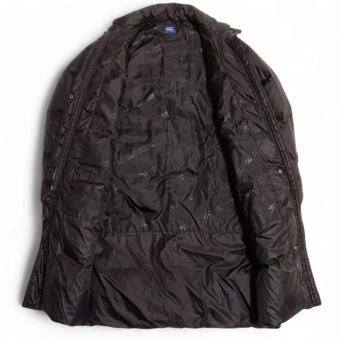 【極暖 ダウン80％フェザー20％】カンタベリー ダウン ベンチコート ロング