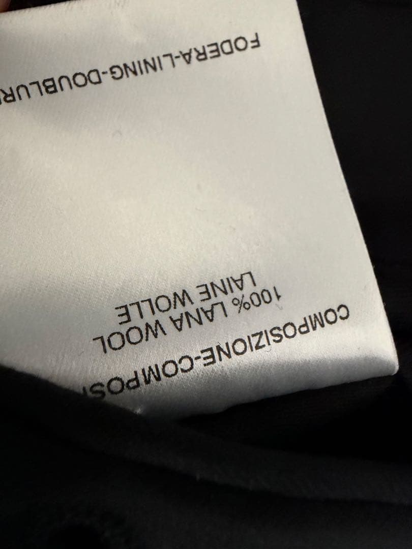 未使用品　Alexander McQueen ブラック スラックス