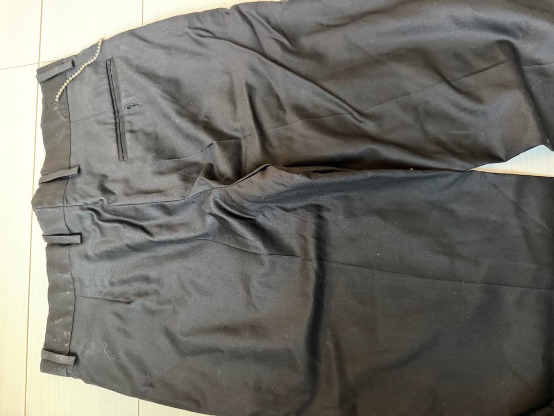 未使用品　Alexander McQueen ブラック スラックス