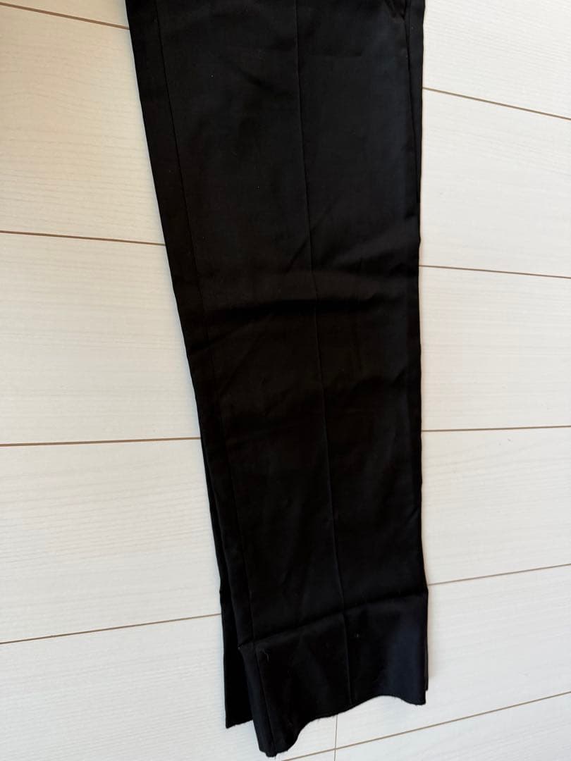 未使用品　Alexander McQueen ブラック スラックス