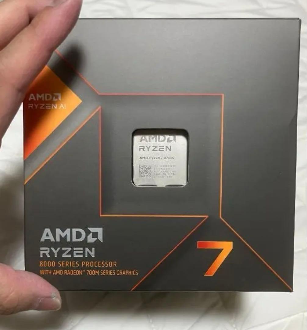 AMD CPU Ryzen 7 8700G 国内正規品　純正CPUクーラー付