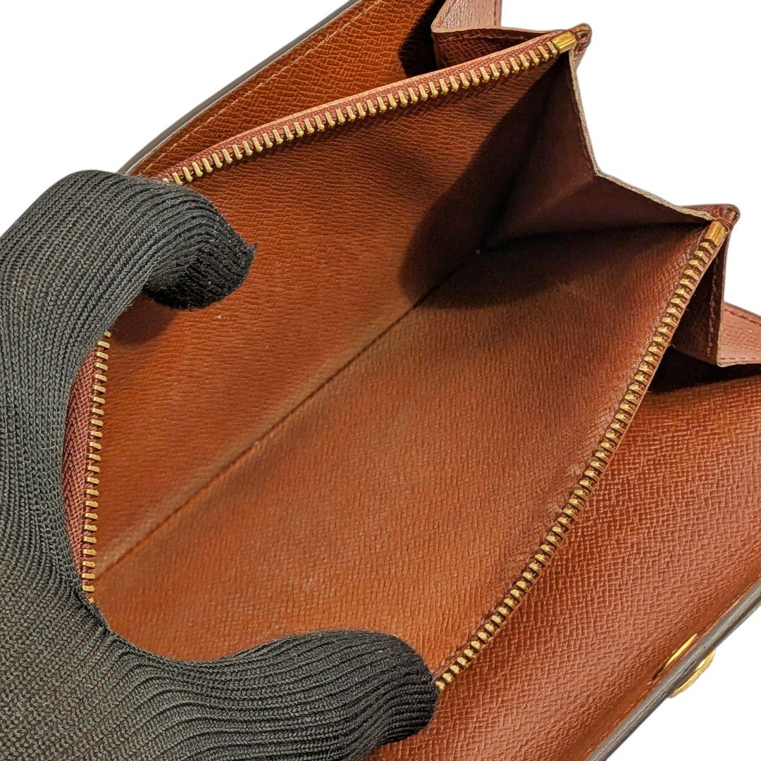 良品 ルイヴィトン モノグラム ポシェット ポルトモネ クレディ 966