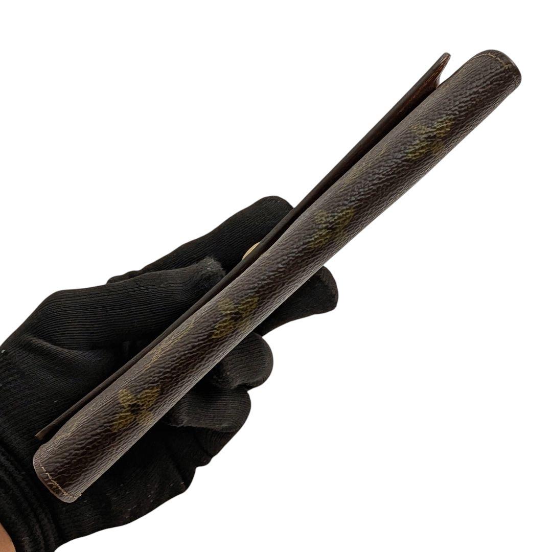 良品 ルイヴィトン モノグラム ポシェット ポルトモネ クレディ 966