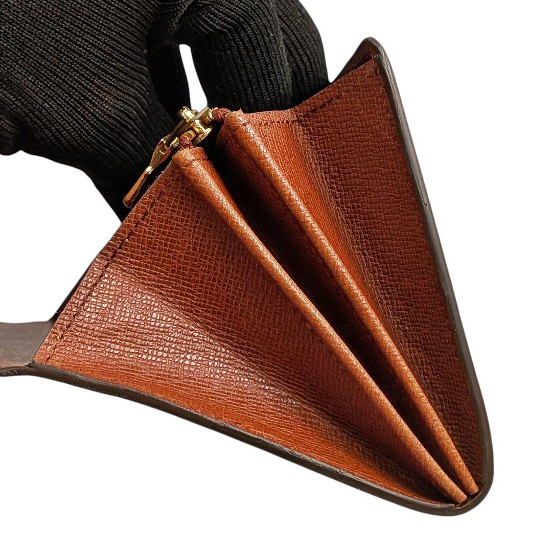 良品 ルイヴィトン モノグラム ポシェット ポルトモネ クレディ 966