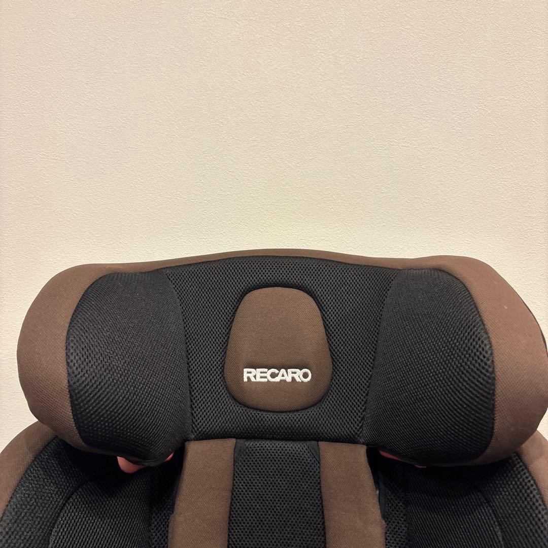 良品 RECARO チャイルドシート ブラウン 上位機種　HERO搭載機種