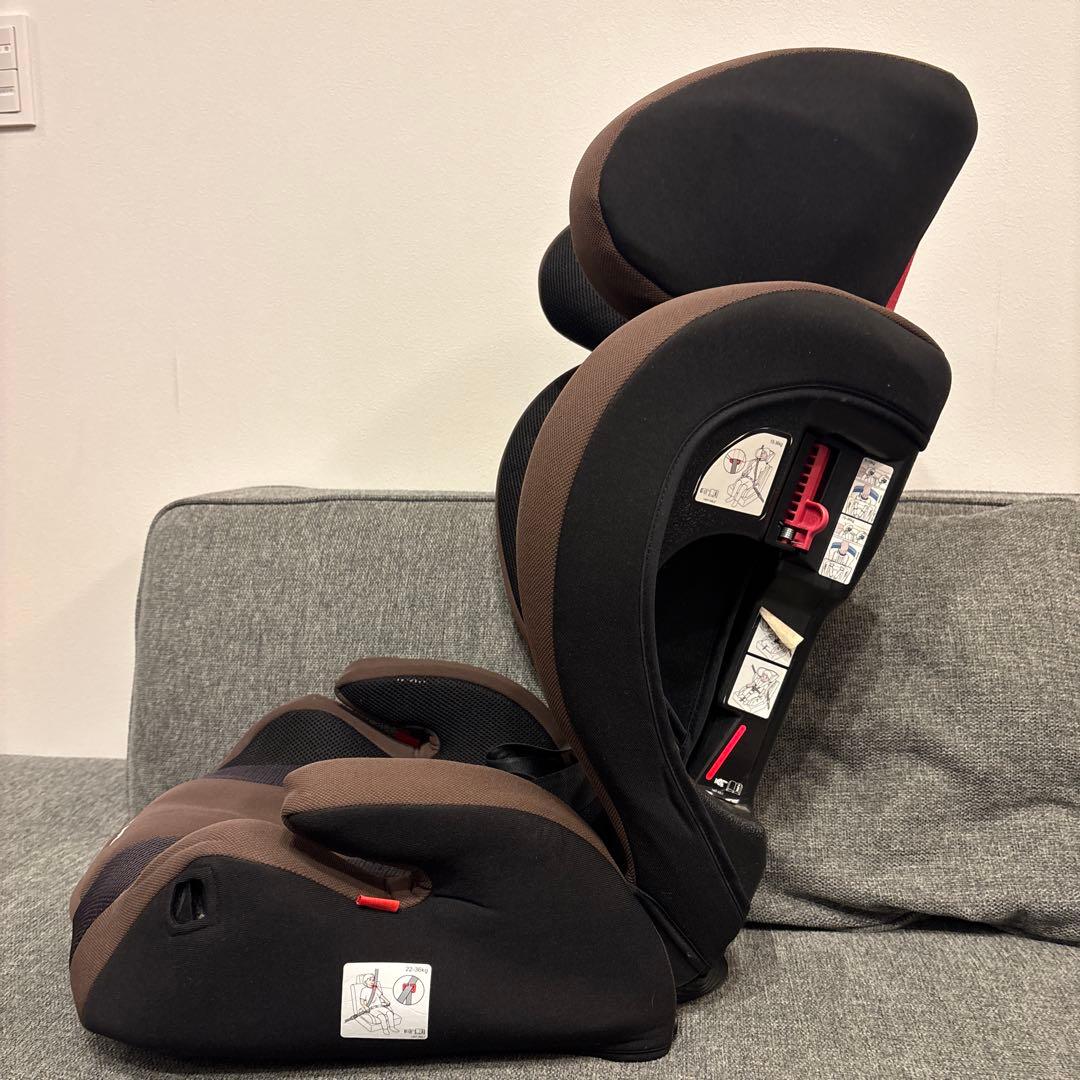 良品 RECARO チャイルドシート ブラウン 上位機種　HERO搭載機種