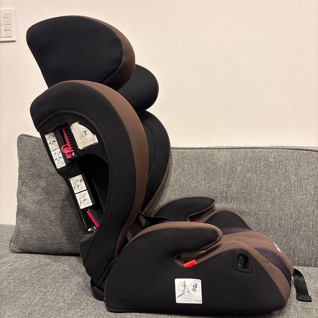 良品 RECARO チャイルドシート ブラウン 上位機種　HERO搭載機種