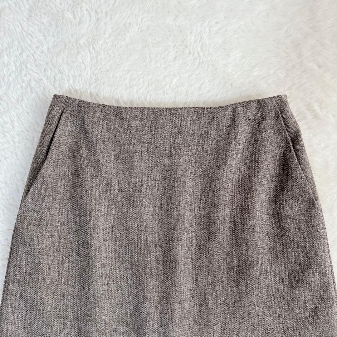 小さいサイズ✨23区 ウールライクカルゼ ノーカラー スカートスーツ 近年モデル