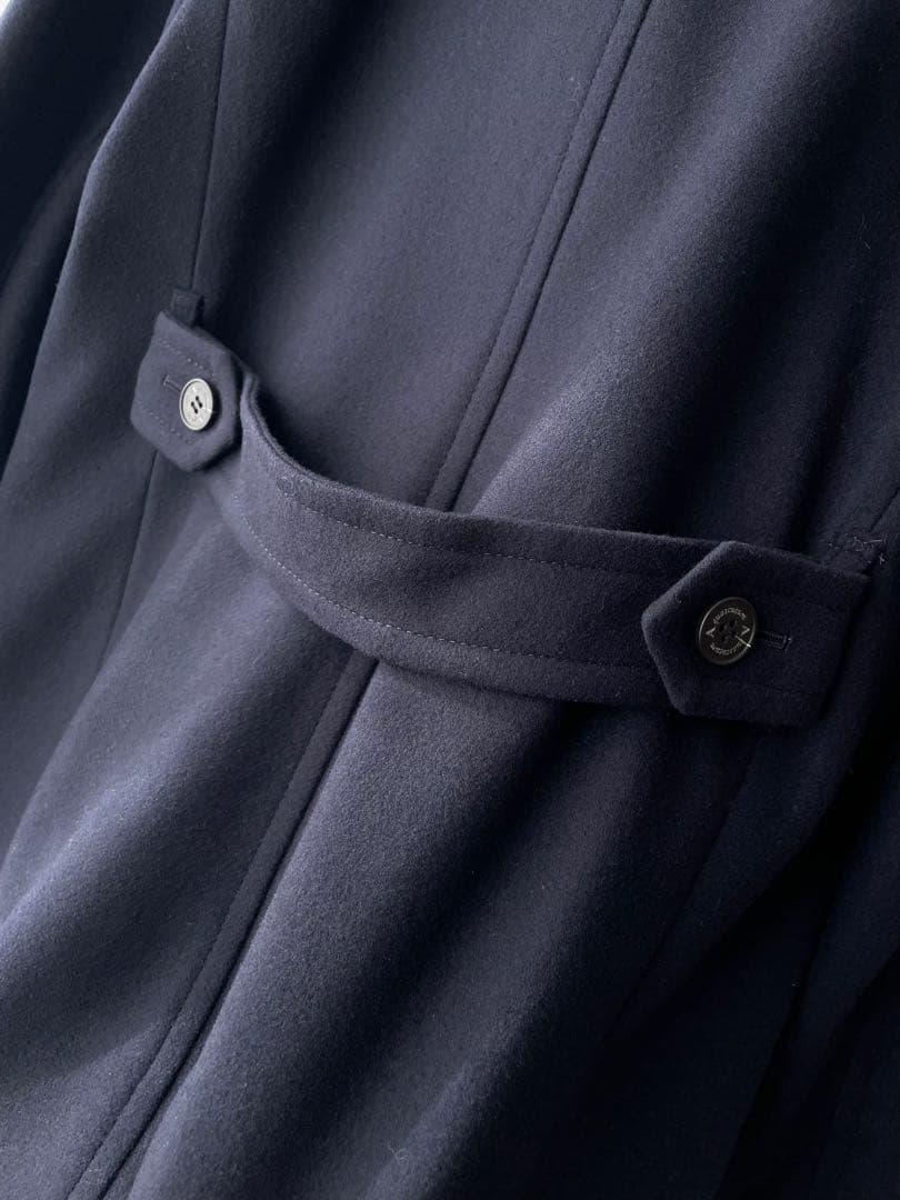 極美品✨アクアスキュータム 10万　ウールメルトン　ピーコート　M 8 ネイビー