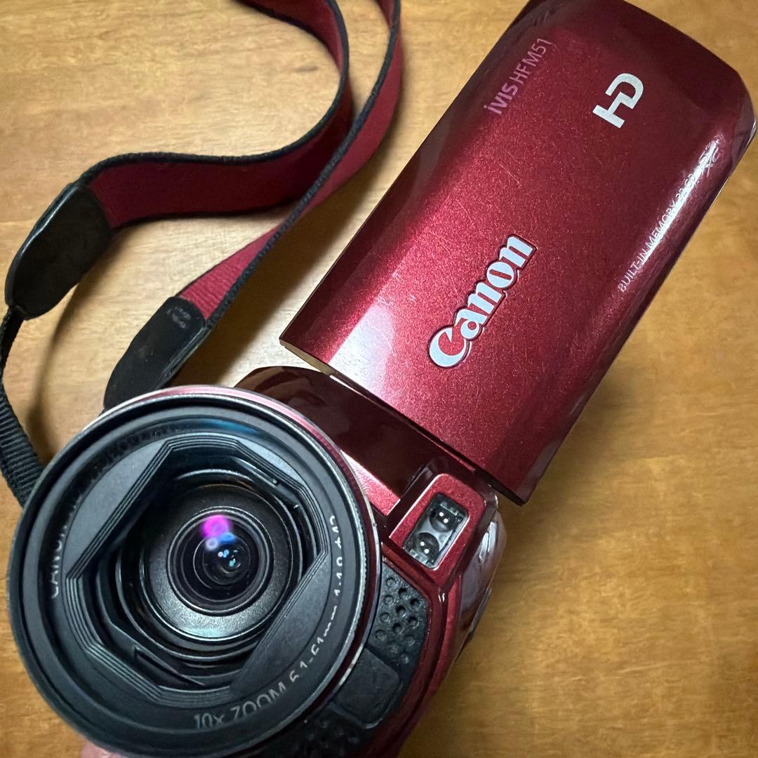 Canon ビデオカメラ（HFM51）、SONY デジカメ（WX100）　セット