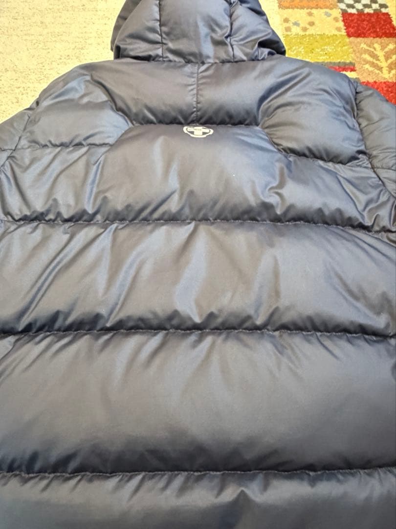 RLX フード付きダウンジャケット ネイビー/オレンジ