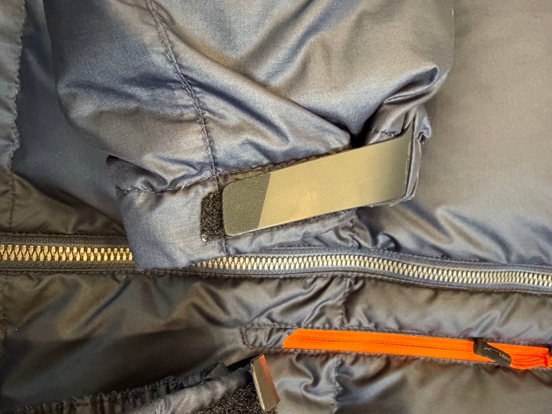 RLX フード付きダウンジャケット ネイビー/オレンジ