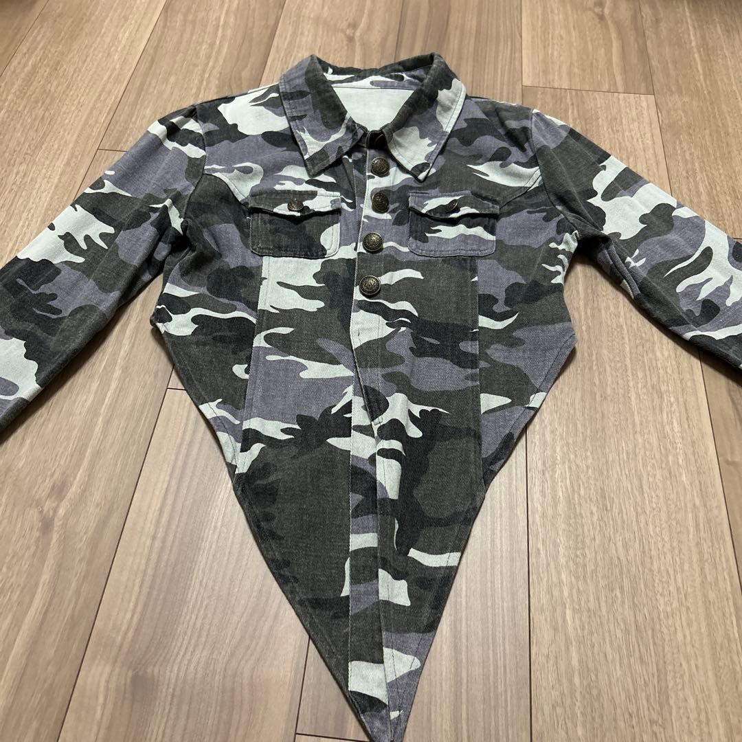 d.i.a. 迷彩柄 クロップドジャケット