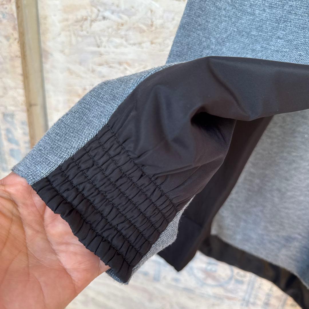 ヤマダヤ 新品未使用 スコットクラブ購入 上質 バイカラー 異素材カーディガン