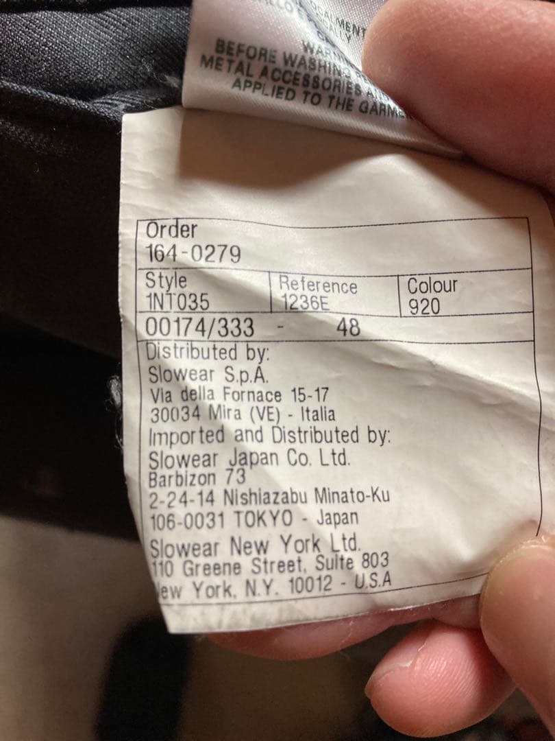 INCOTEX（BEAMS　F）グレースラックス　48