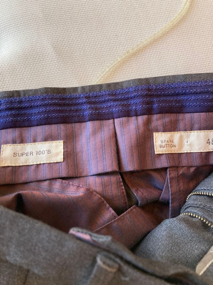 INCOTEX（BEAMS　F）グレースラックス　48