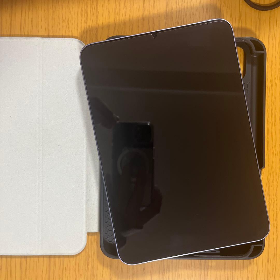 極美品！　Apple iPad mini6世代 256G パープル　ケース付