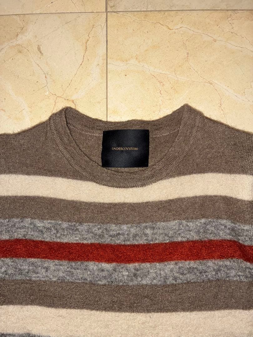 Undercover ボーダーニットサンプル品Mサイズ 13000円→9500円
