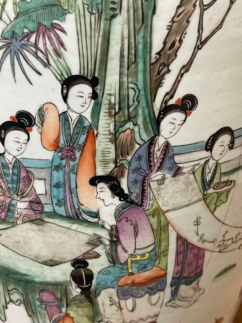 a sa hi　花瓶 58cm 焼き物 アンティーク　中国美術ニュウあり