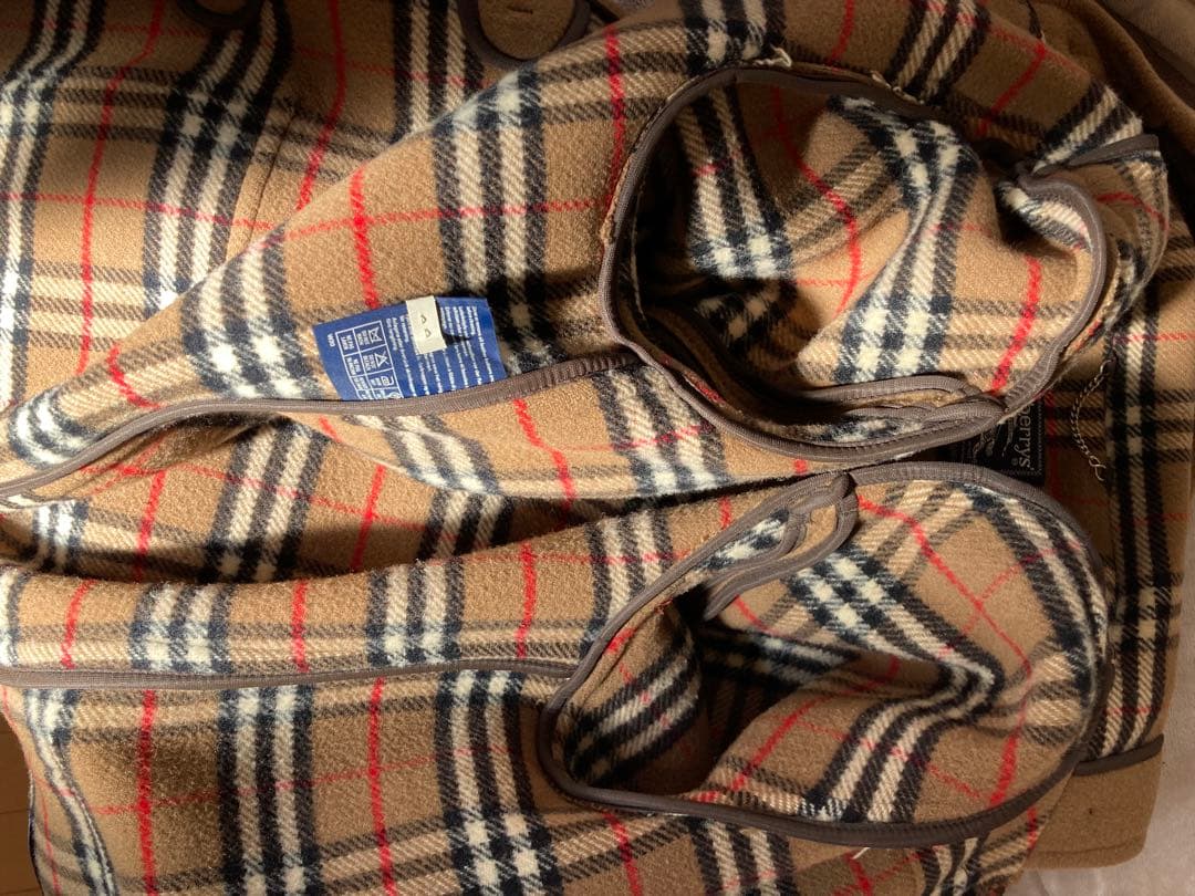 Burberry ダッフルコート(チンストラップ無し)ベージュ　レトロ