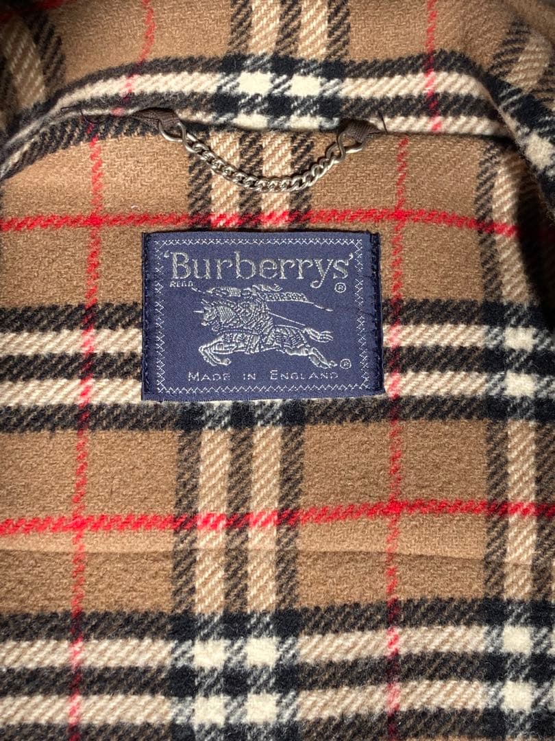 Burberry ダッフルコート(チンストラップ無し)ベージュ　レトロ