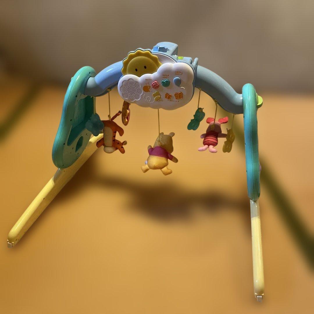 【極美品】くまのプーさん 6WAYジムにへんしんメリー