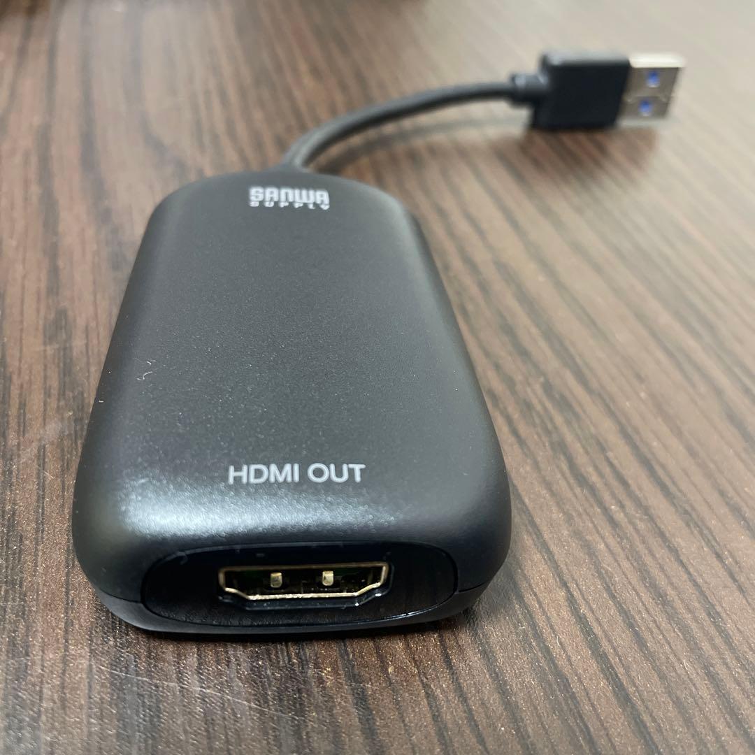 サンワサプライ USB3.0-HDMIディスプレイアダプタ(1080P対応)