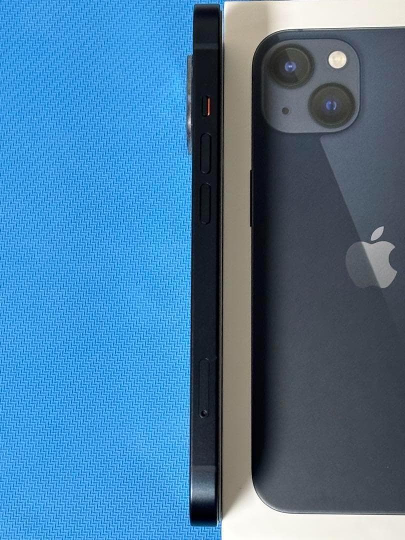 iPhone 13 128GB ミッドナイト SIMフリー 手帳型ケース付き