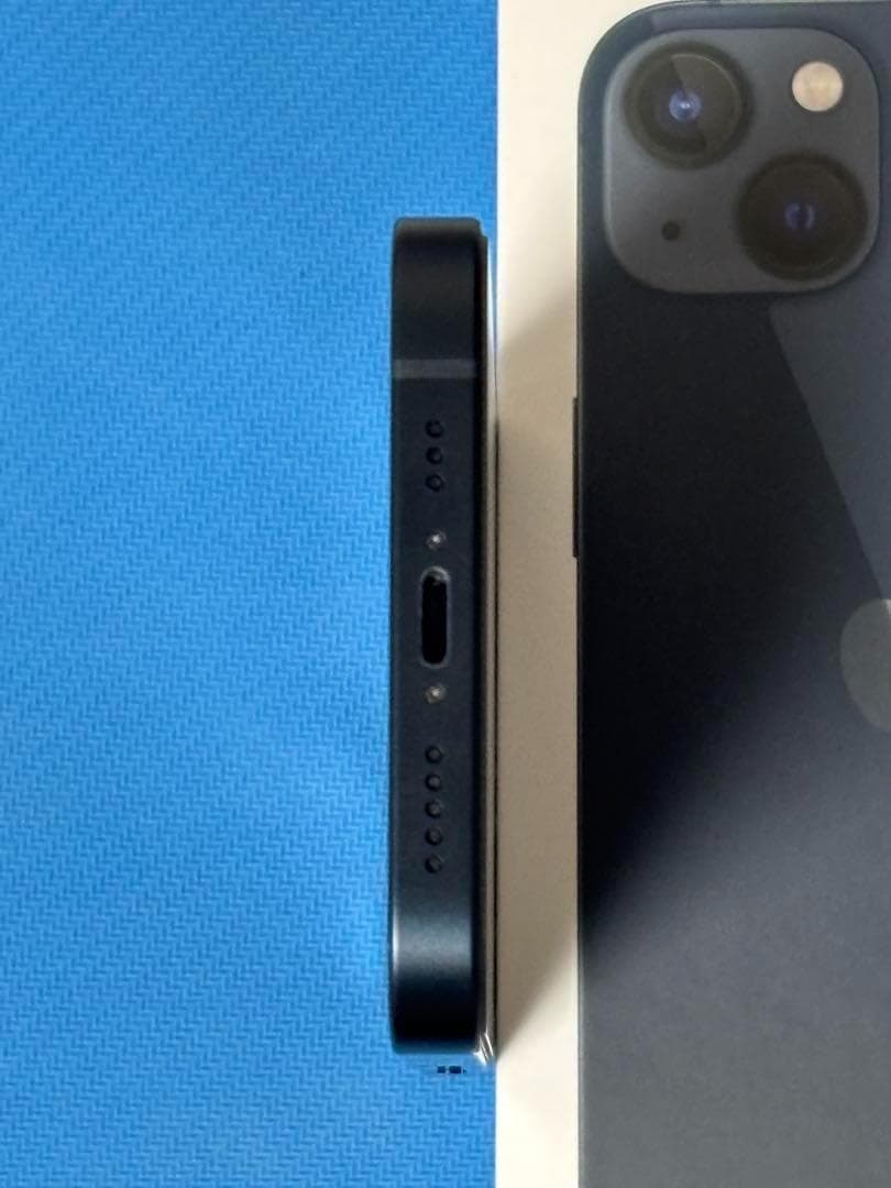 iPhone 13 128GB ミッドナイト SIMフリー 手帳型ケース付き