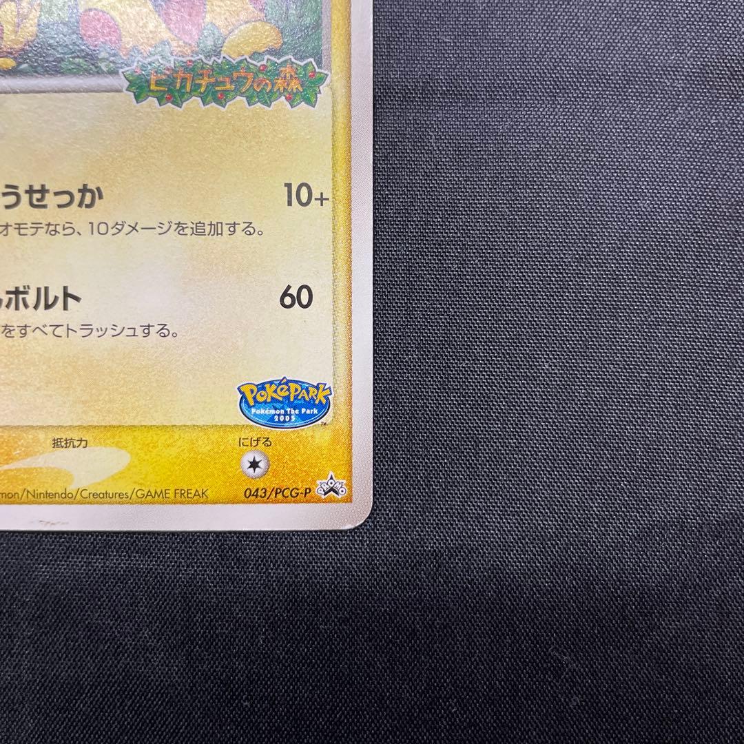 裏*ぶ様 ポケパークのピカチュウ PROMO PCG-Pプロモカード 043/P