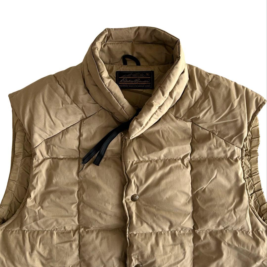【ほぼデッド】70s エディーバウアー マウンテンダウンベスト 黒タグ L相当