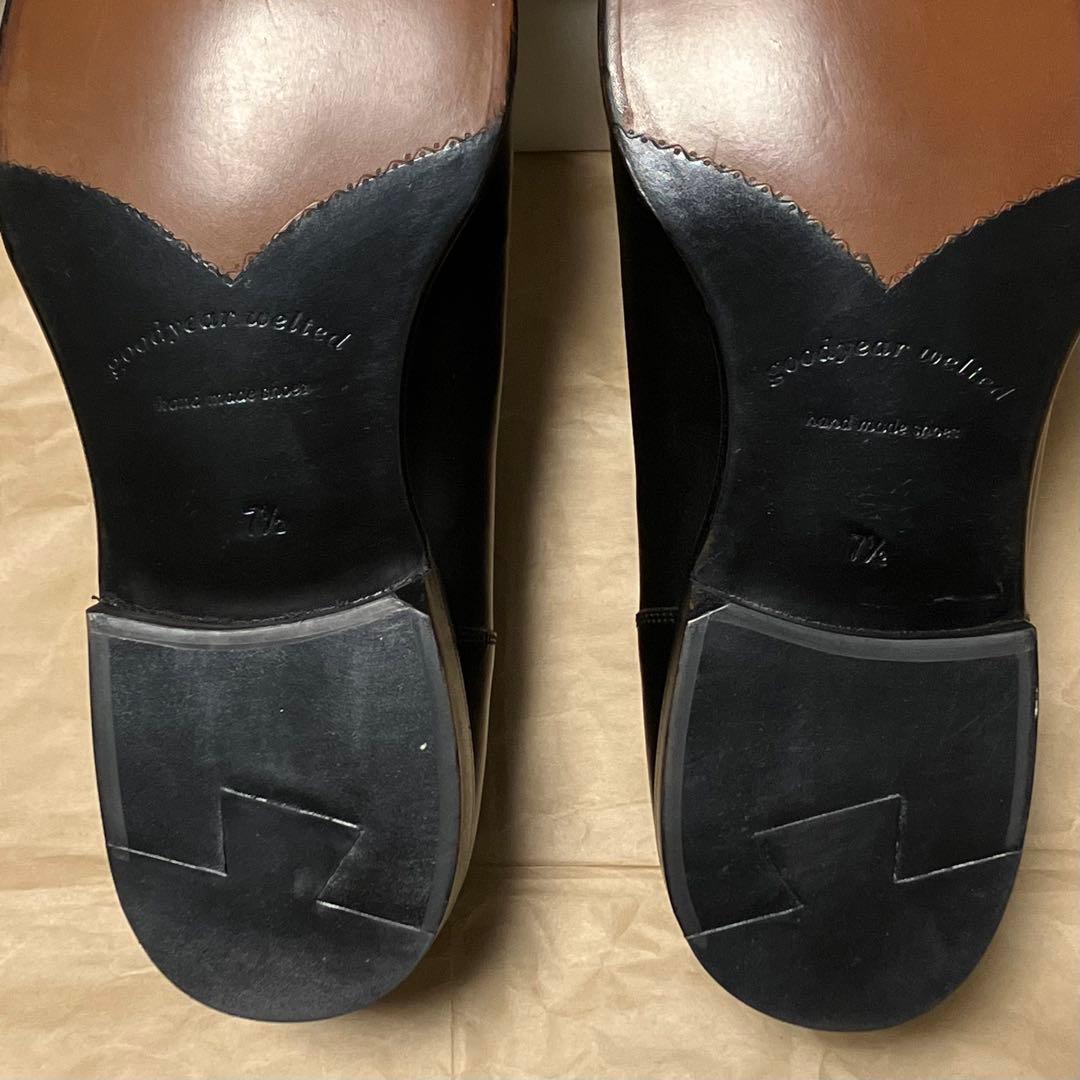 (4)新品未使用★REGAL リーガル Uチップ 7 1/2 革靴 フォーマル