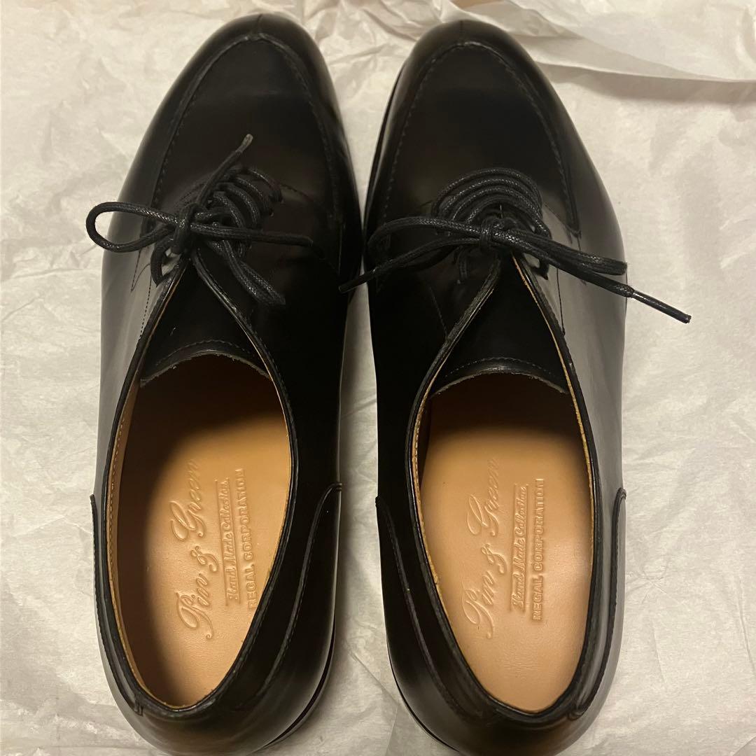 (4)新品未使用★REGAL リーガル Uチップ 7 1/2 革靴 フォーマル