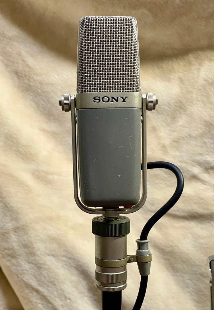 SONY C-38B 名機 コンデンサーマイク 漫才 落語 放送局仕様 動作品
