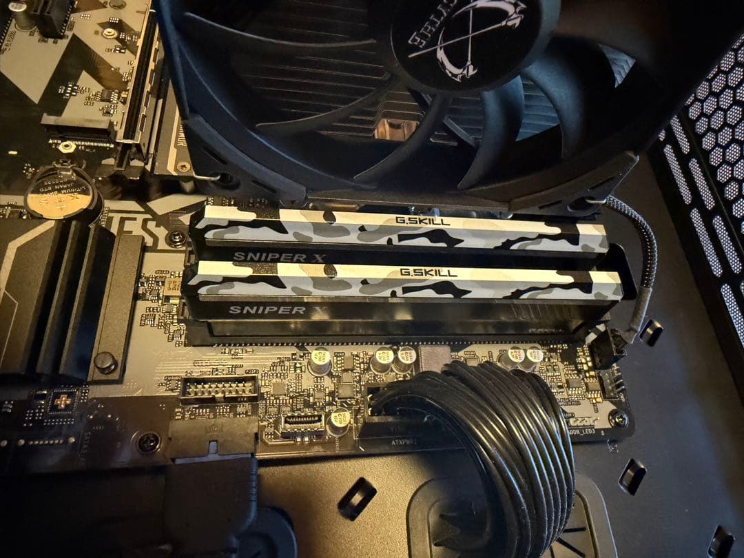 自作PC750W電源G.SKILL32Gメモリ搭載デスクトップPC HDD1TB