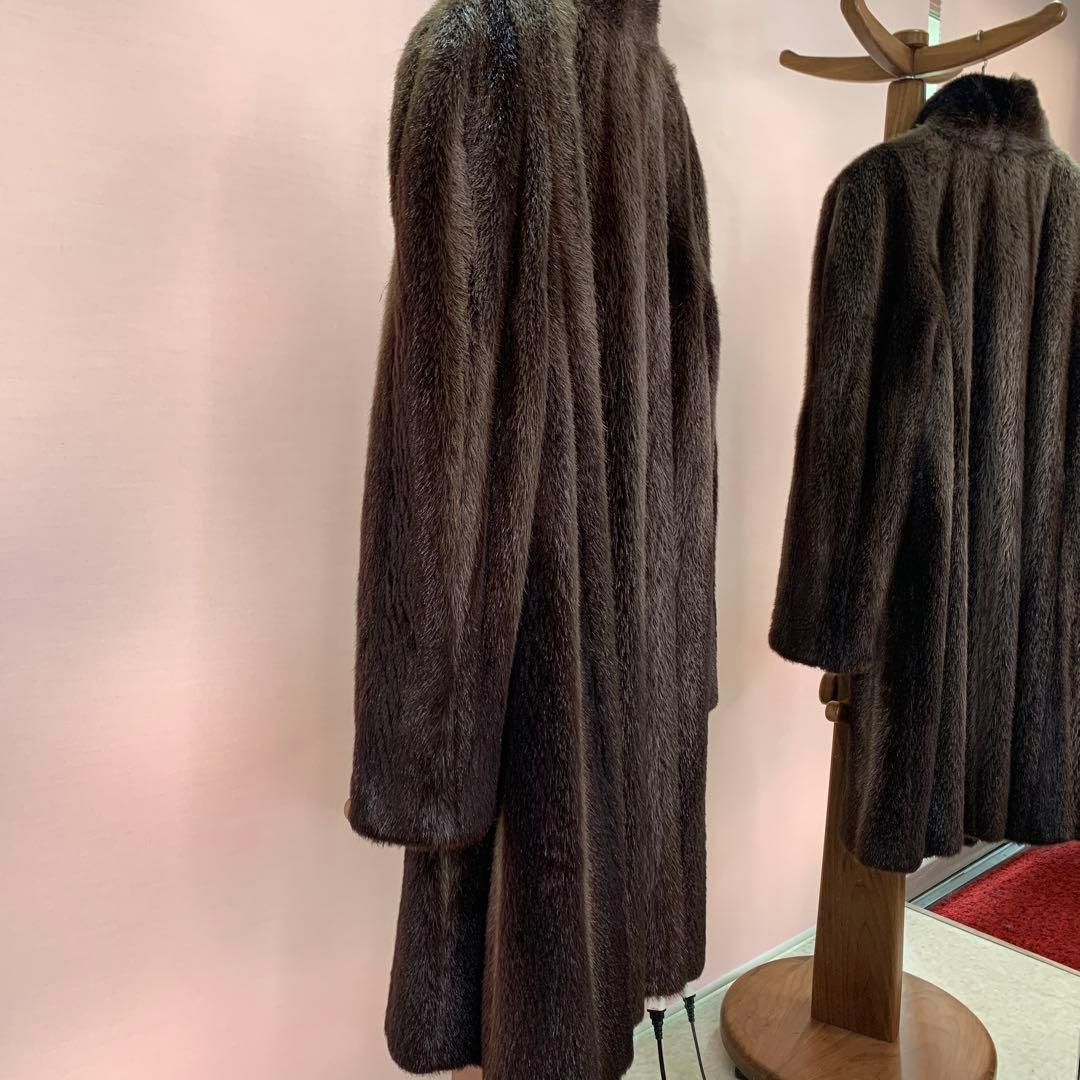 新春　 プライス❣️シェアード　ラクーン　ファー　コート　《貂皮　毛皮　大衣》