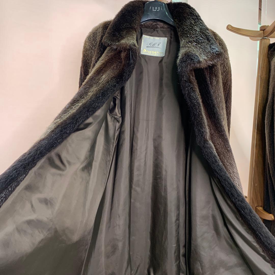 新春　 プライス❣️シェアード　ラクーン　ファー　コート　《貂皮　毛皮　大衣》
