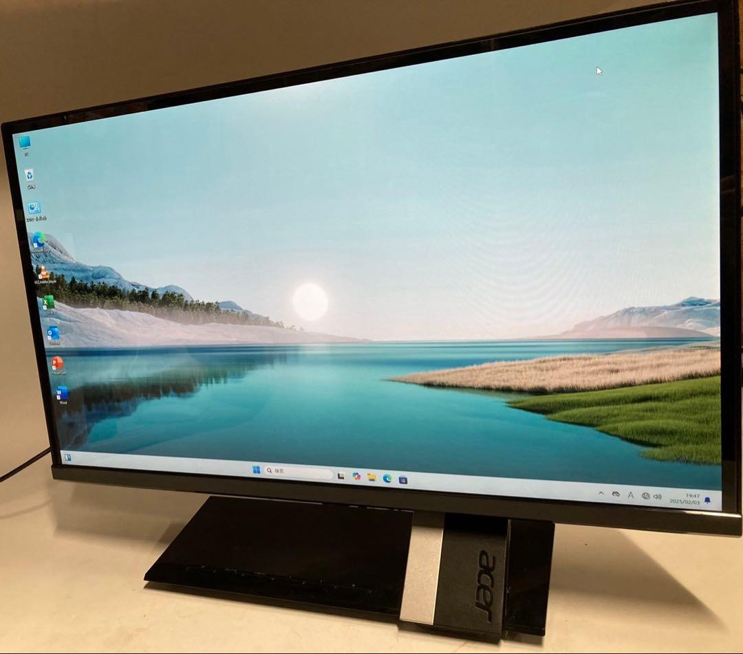 Acer S275HL 27インチ　光沢液晶モニター　HDMIケーブル　マウス