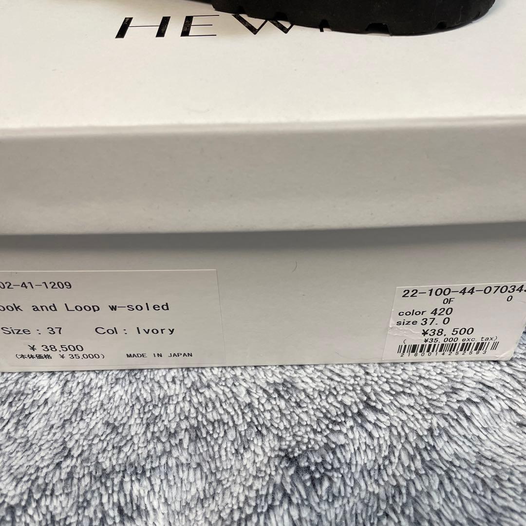 完売HEWN ヒューン　ボアサンダル　37 24cm フラットシューズ