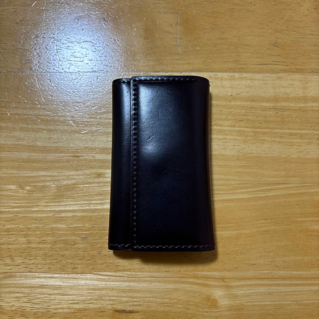 ガンゾ　シェルコードバン　キーケース