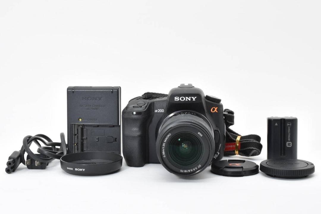 ソニー　SONY DSLR-A200 18-70m F3.5-5.6 MACRO