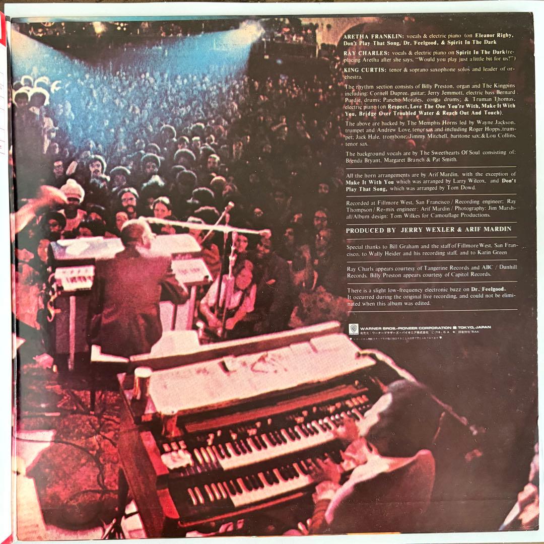 洋楽 Aretha Franklin - Live At Fillmore West