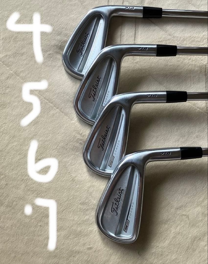 タイトリスト　714CB 4〜Ｐ　モーダス　アイアン