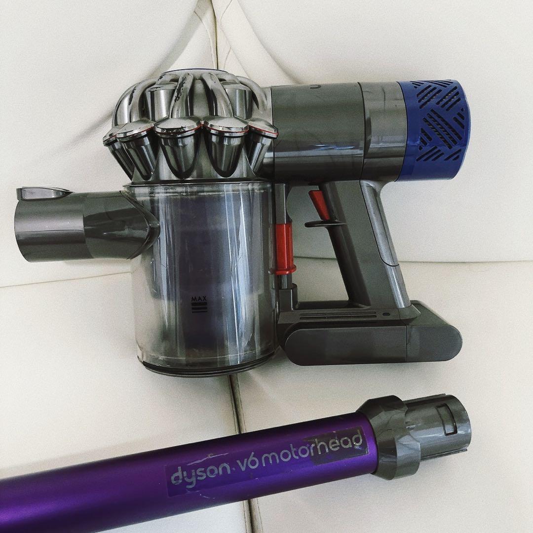 dyson v6 掃除機　パープル