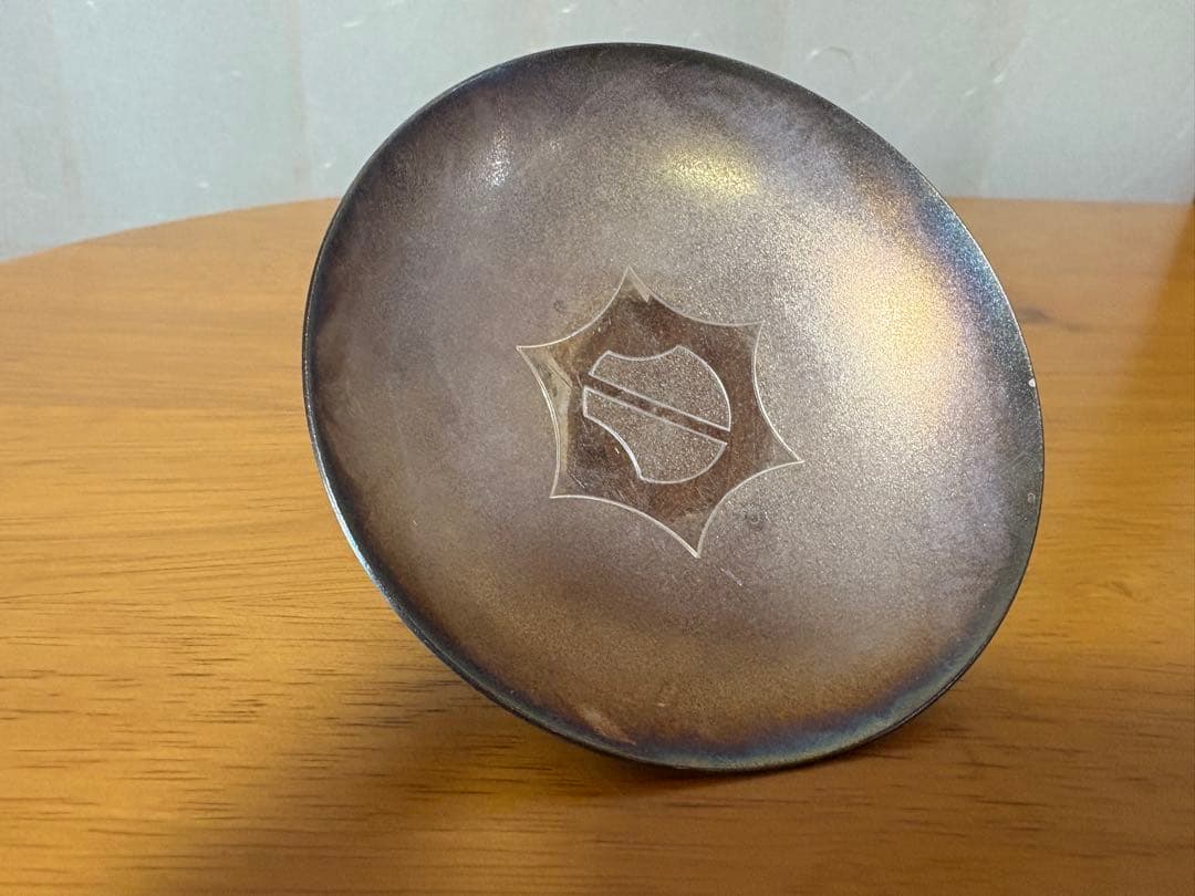 （昭和レトロ）　純銀刻印有り　銀杯 銀盃　69グラム